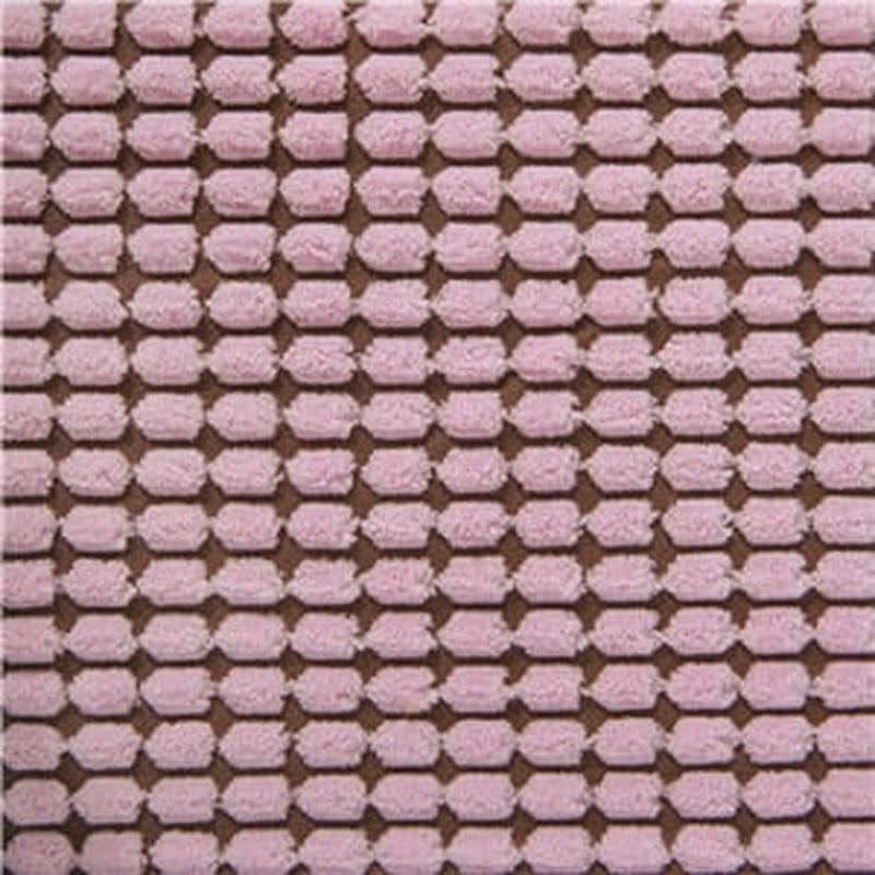Soft Corduroy Corn Striped Velvet Series Decorative Throw Pillow, 18" X 18", Light Pink, 2 Pack